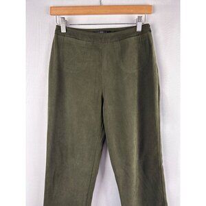 Express Olive Green Womens Pants Size 3/4 Polyester & Spandex